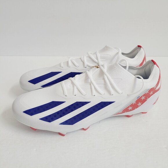 NEW Adidas x Crazyfast USA.1 FG Soccer Cleats IG0664 Size 10 White Blue Red main image 7